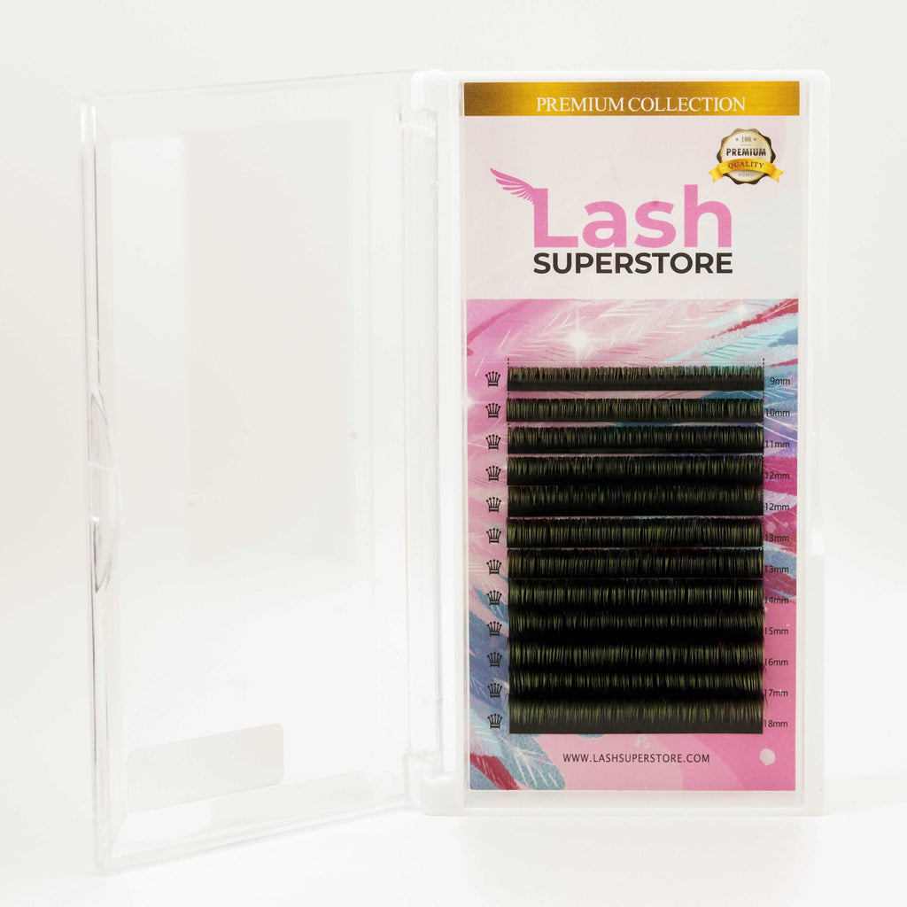 Ombre Lash | Green | D Curl | 0.07 | Made in Korea