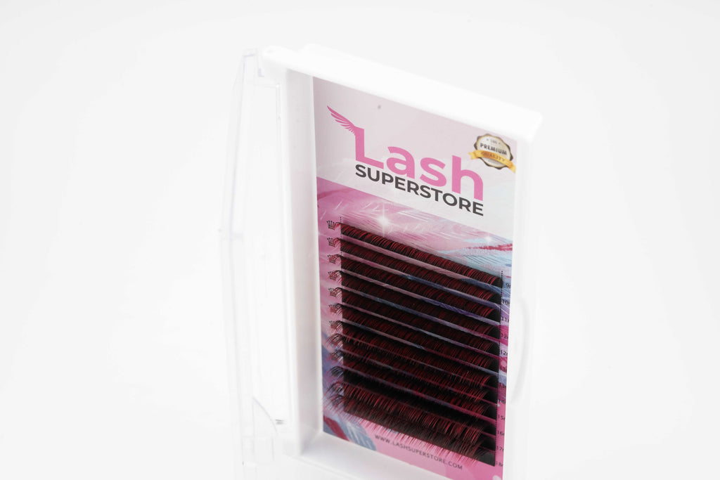 Ombre Lash | Red | C Curl | 0.07 | Made in Korea